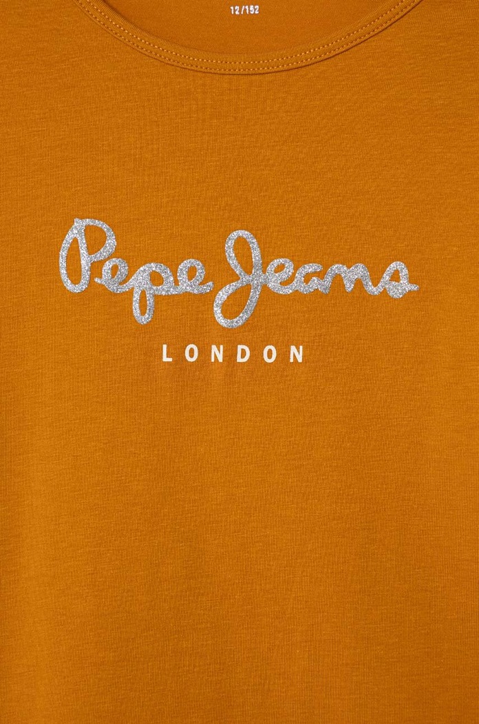 Девочка Детский лонгслив Pepe Jeans PG501364 оранжевый