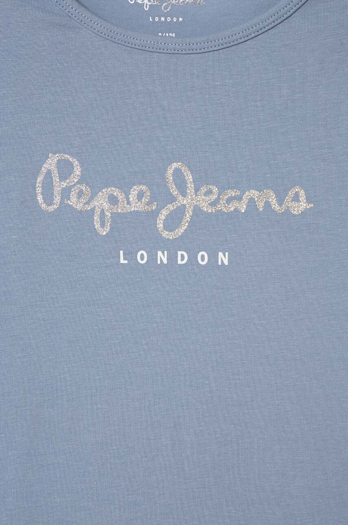 Dziewczynka Pepe Jeans longsleeve dziecięcy PG501364 niebieski
