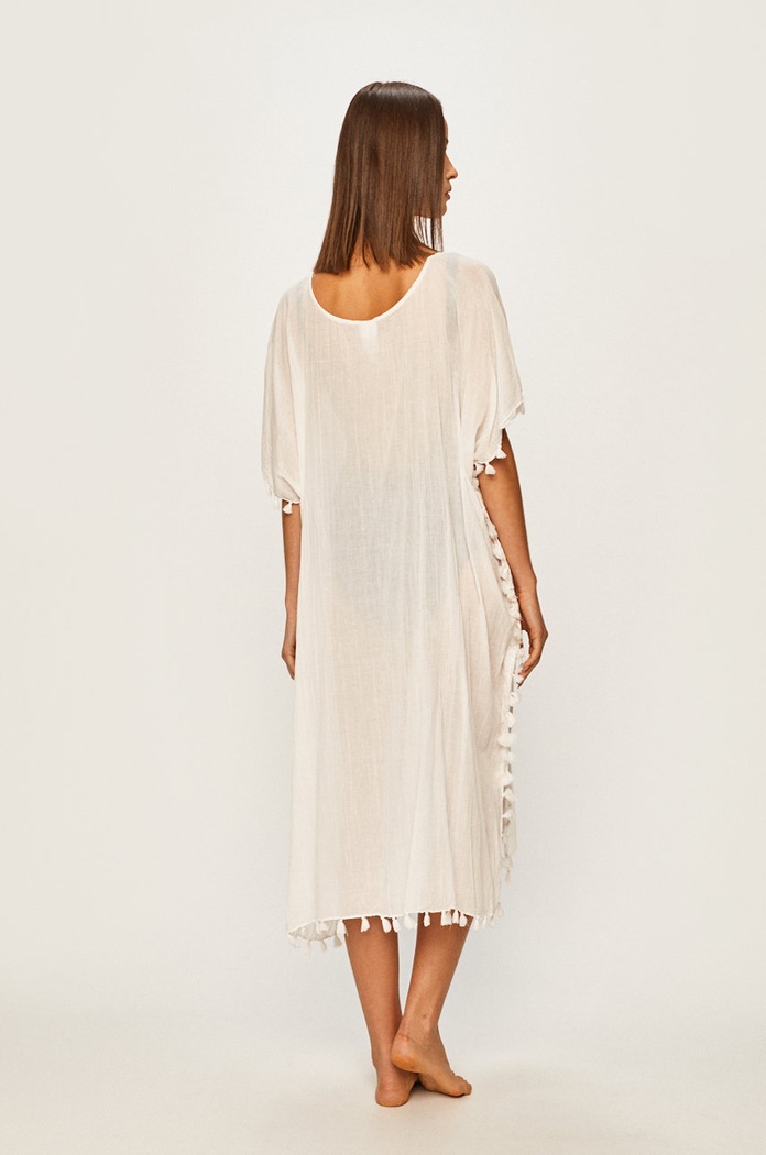 Oblečenie Seafolly - Plážový odev Amnesia Kaftan 53638.KA biela