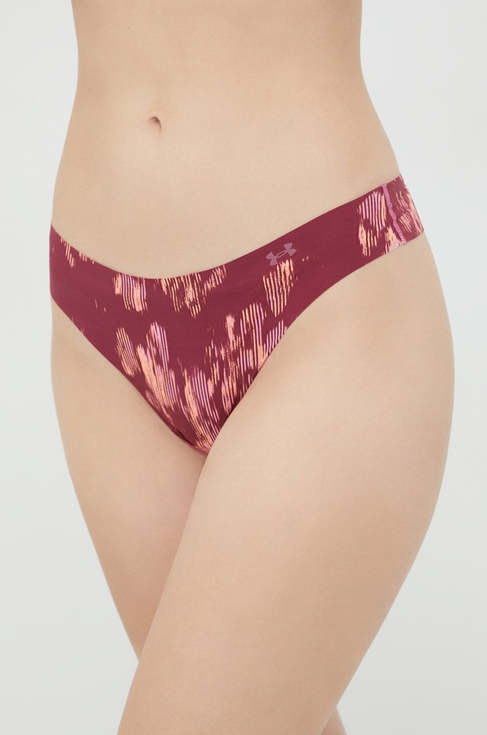 Tanga Under Armour (3-pak) hladký růžová 1325617