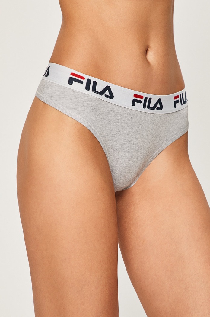 Fila прашки дамски от памук с еластан сив FU6061
