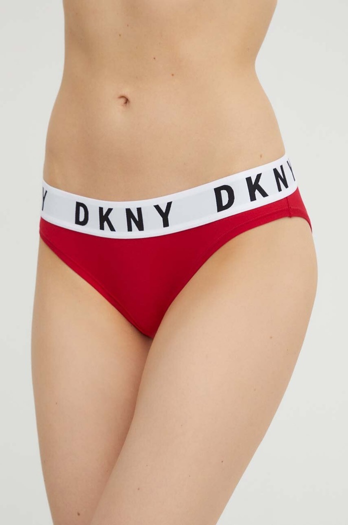 DKNY figi damskie z modalem dzianina czerwony DK4513