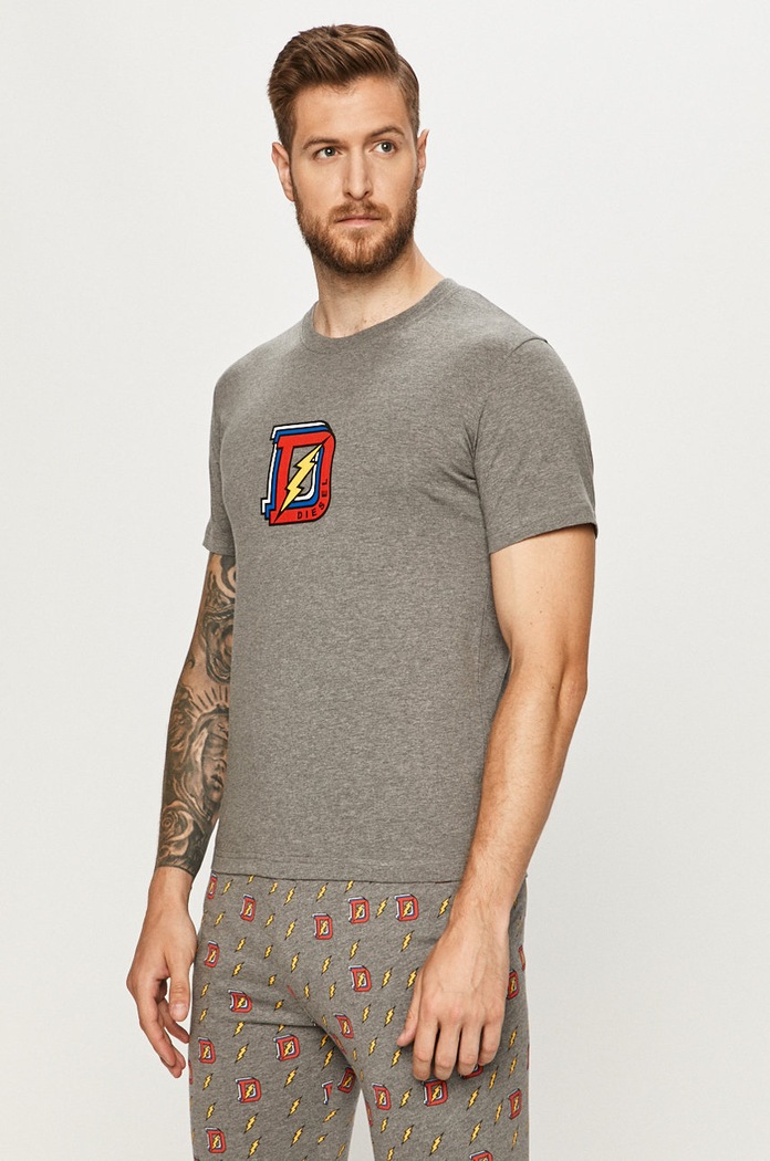 Diesel - Pyžamo 00SGXE.0WAVV šedá AW19