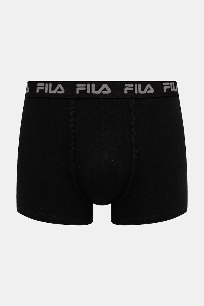 Fila прилепнали боксерки мъжки с памук 2 броя FU5004/2 черен AA00