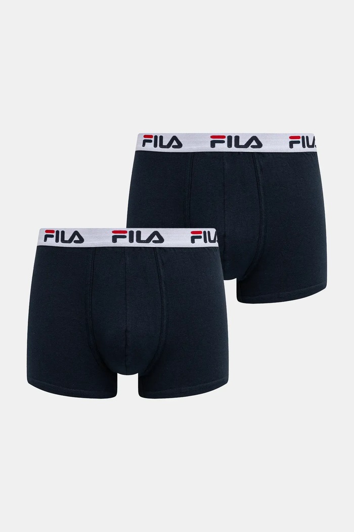 Fila прилепнали боксерки мъжки с памук 2 броя изчистен тъмносин FU5016/2
