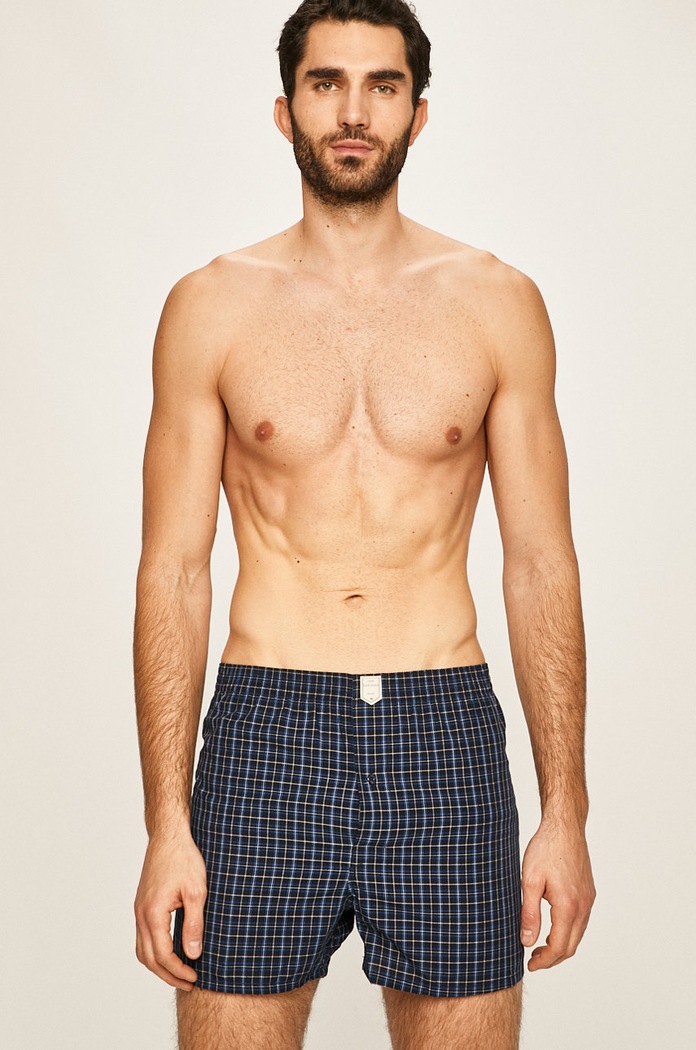 Lee Cooper - Boxeri (2-pack) boxeri deschisi bleumarin BOX11.0034