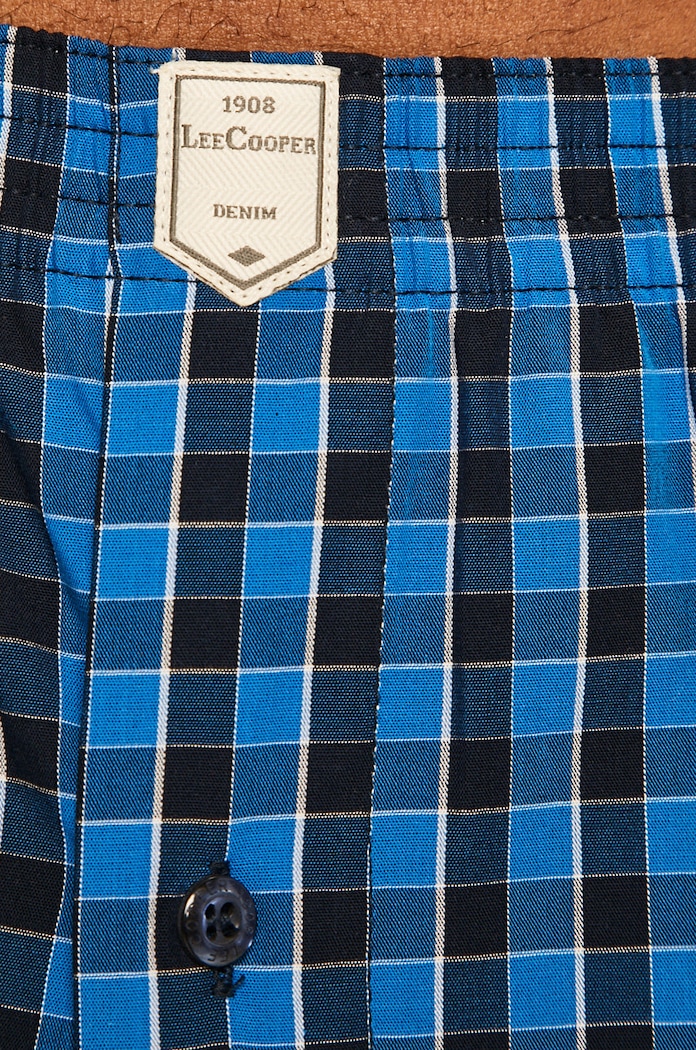 Lee Cooper - Boxerky (2 pak) BOX15.0059 modrá