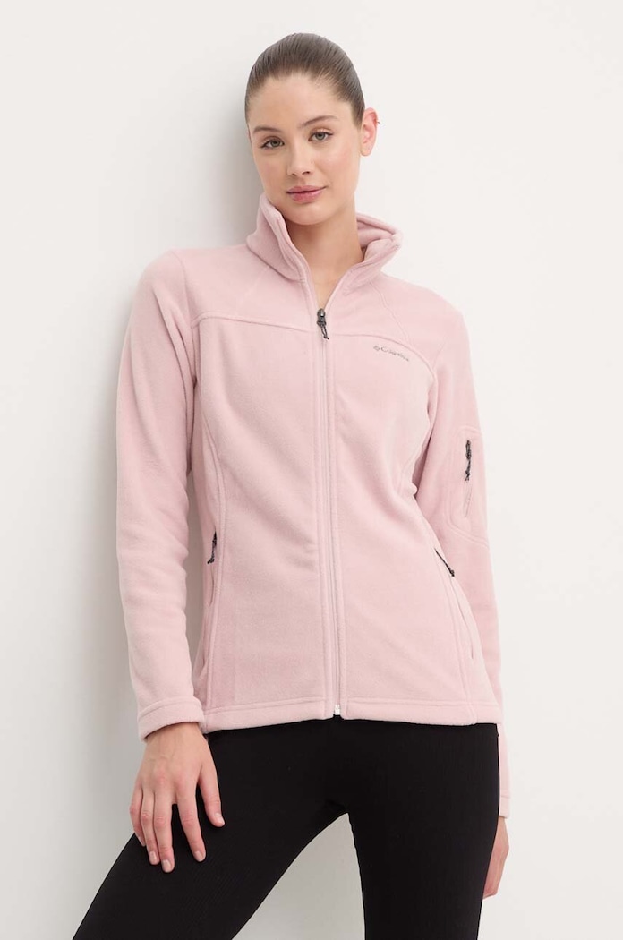 Columbia sportos pulóver Fast Trek II sima rózsaszín 1465351