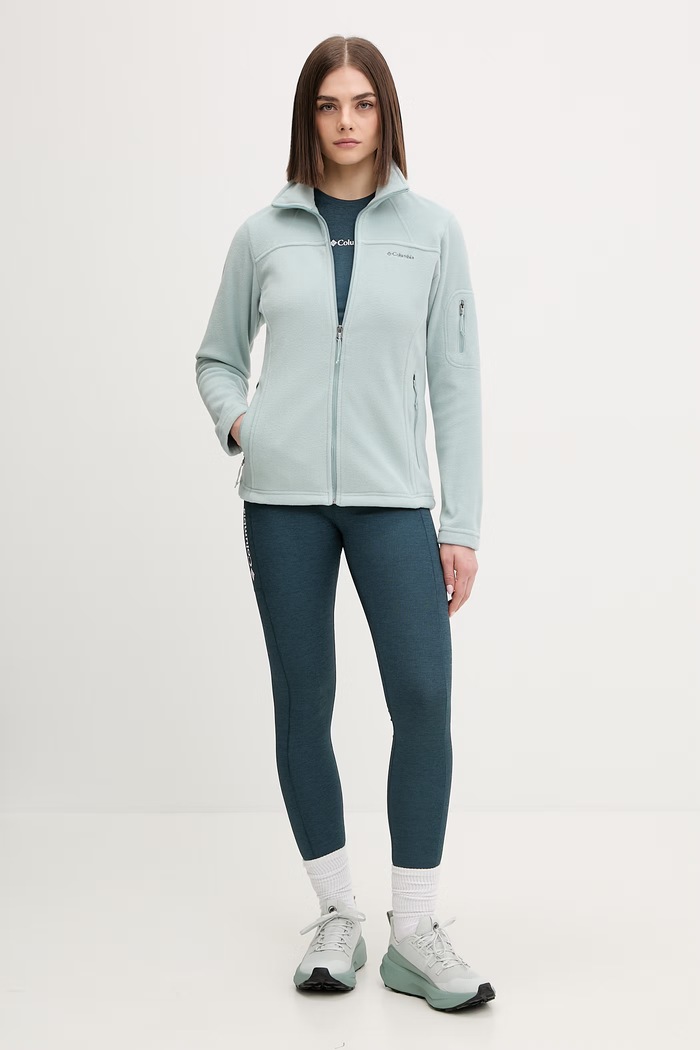 Columbia sports sweatshirt Fast Trek II 1465351 turquoise SS26