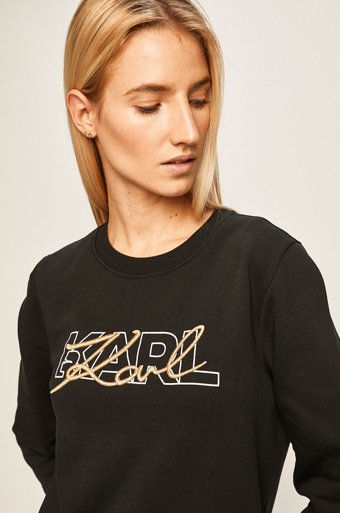Karl Lagerfeld - Bluza negru 96KW1814