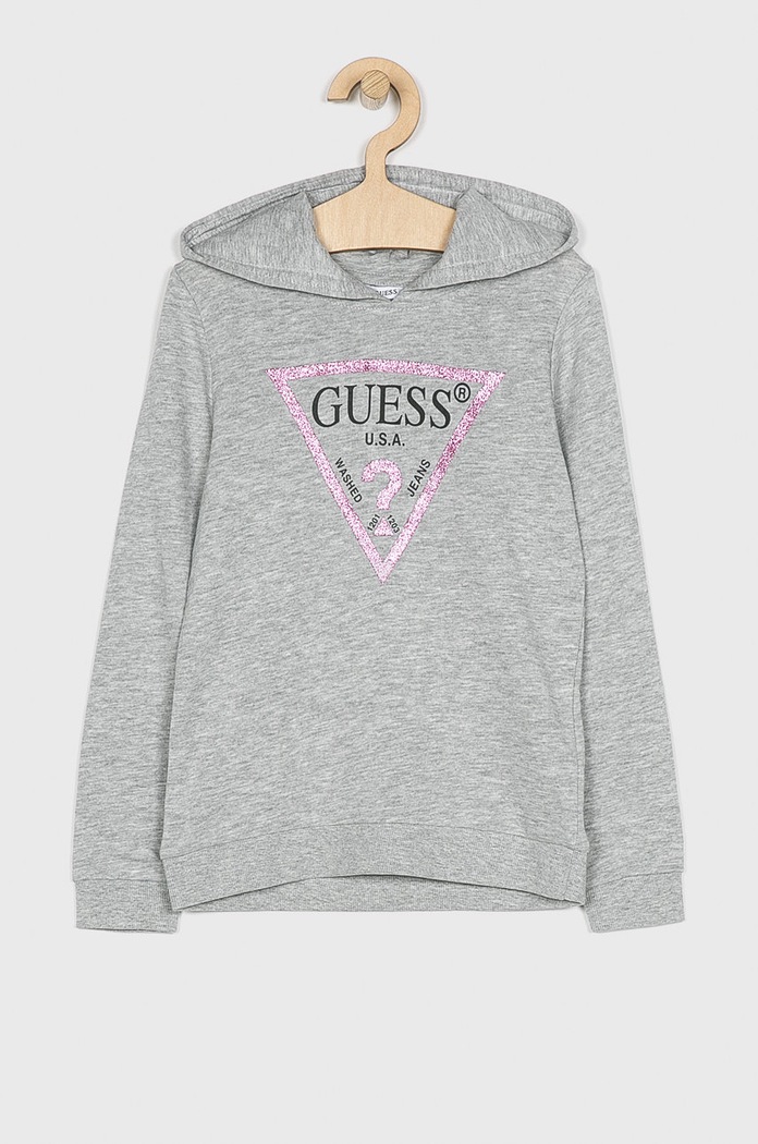 Guess Jeans - Detská mikina 118-175 cm sivá J83Q14.K5WK0