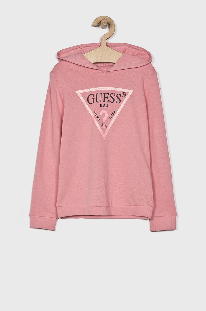 Guess Jeans - Detská mikina 118-175 cm ružová J83Q14.K5WK0