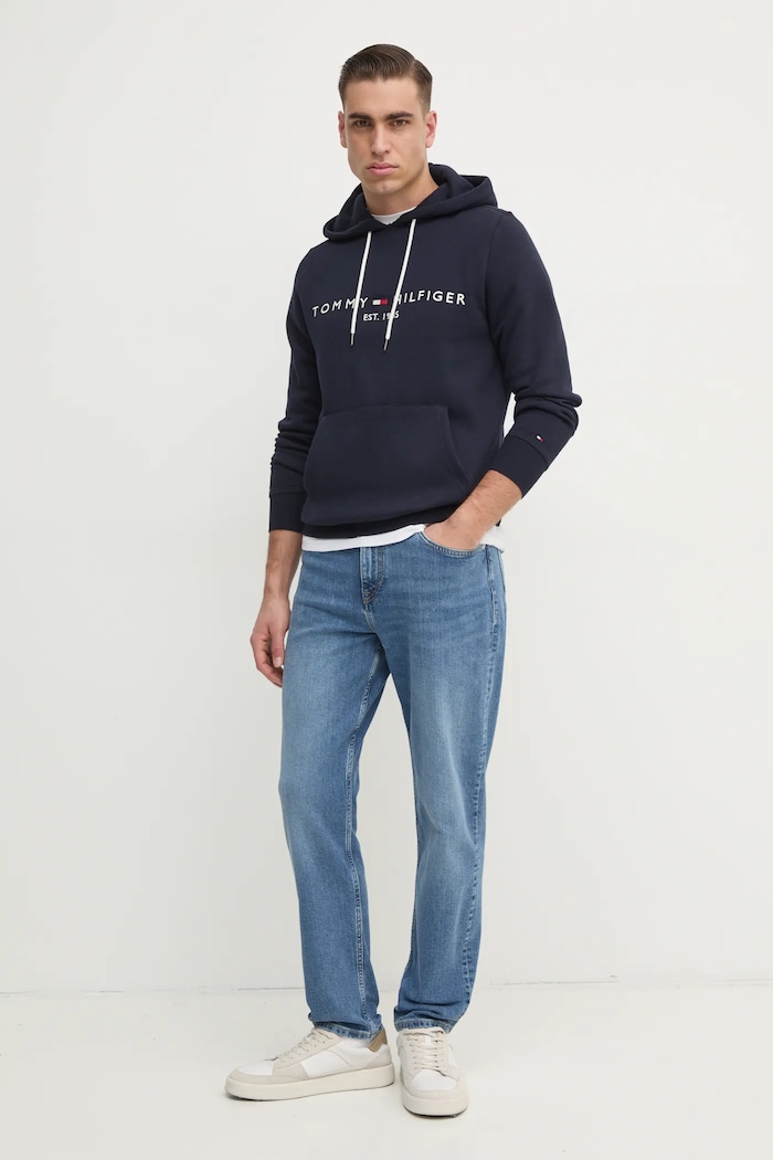 Dukserica Tommy Hilfiger MW0MW10752 MW0MW10752 mornarsko plava AA00