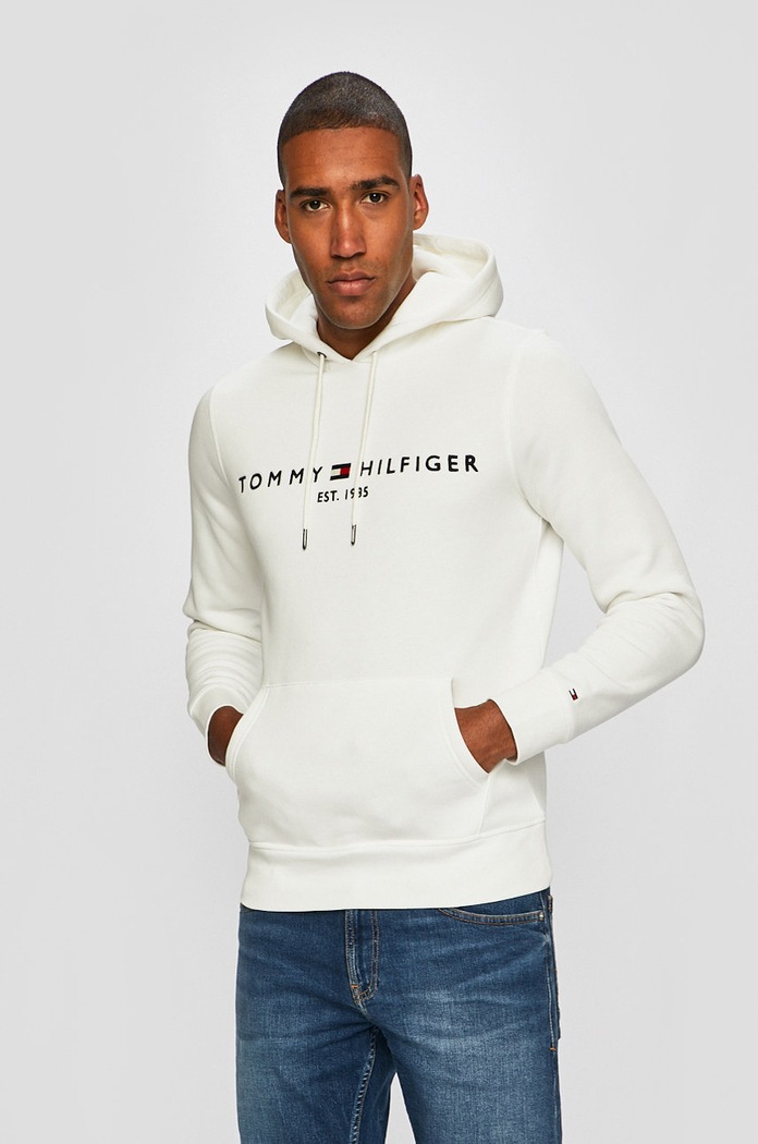 Tommy Hilfiger - Μπλούζα MW0MW10752 λευκό