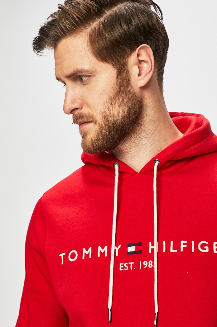 Μπλούζα Tommy Hilfiger MW0MW10752 κόκκινο