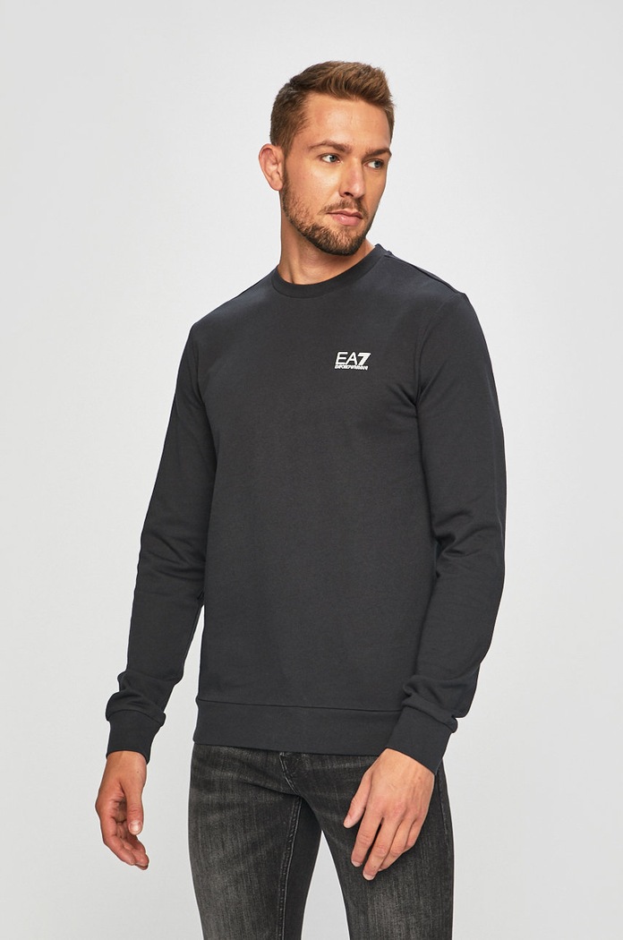 Mikina EA7 Emporio Armani bavlna tmavomodrá PJ05Z.8NPM52