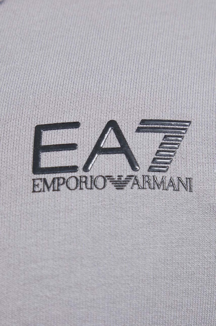 EA7 Emporio Armani bluza bawełniana PJ05Z.8NPM03 szary