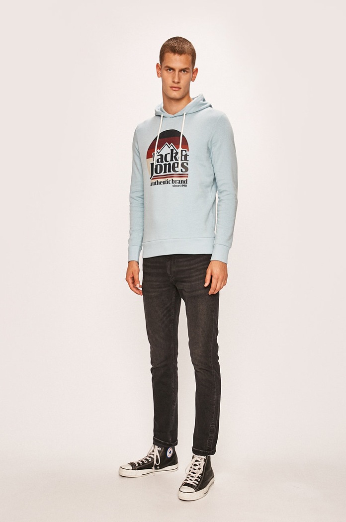 Jack & Jones - Bluza 12160123 niebieski AA00