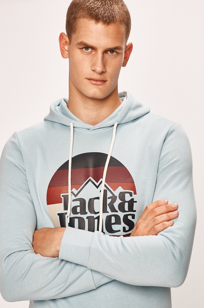 Jack & Jones - Bluza niebieski 12160123