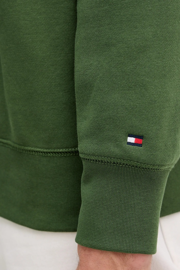 Tommy Hilfiger Hanorac bărbătesc cu bumbac MW0MW11596 verde