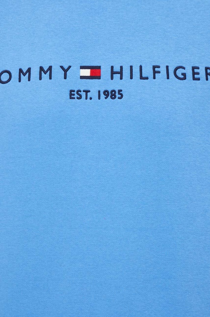 Tommy Hilfiger dukserica muška s pamukom MW0MW11596 plava