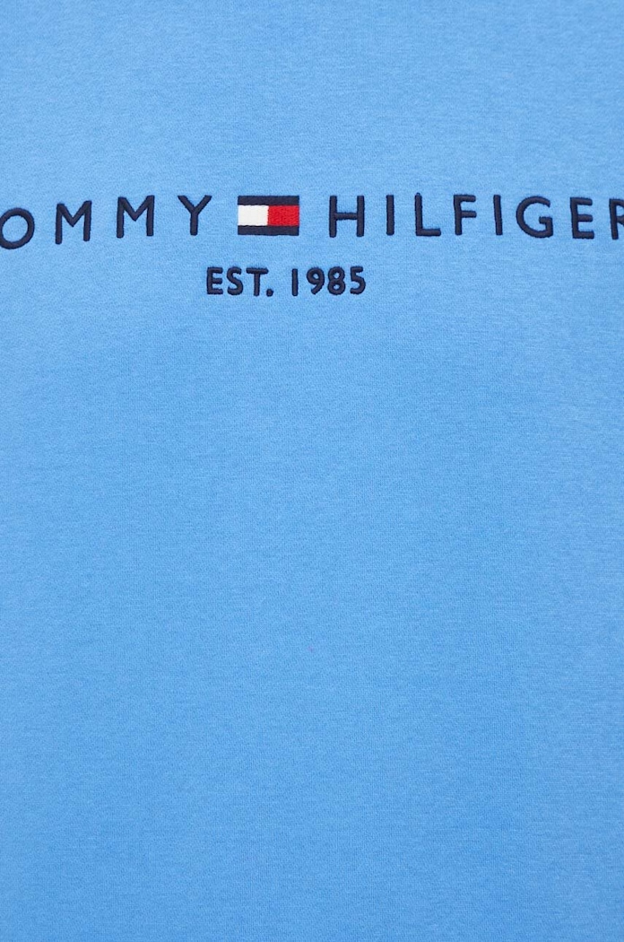 Tommy Hilfiger dukserica muška s pamukom MW0MW11596 plava
