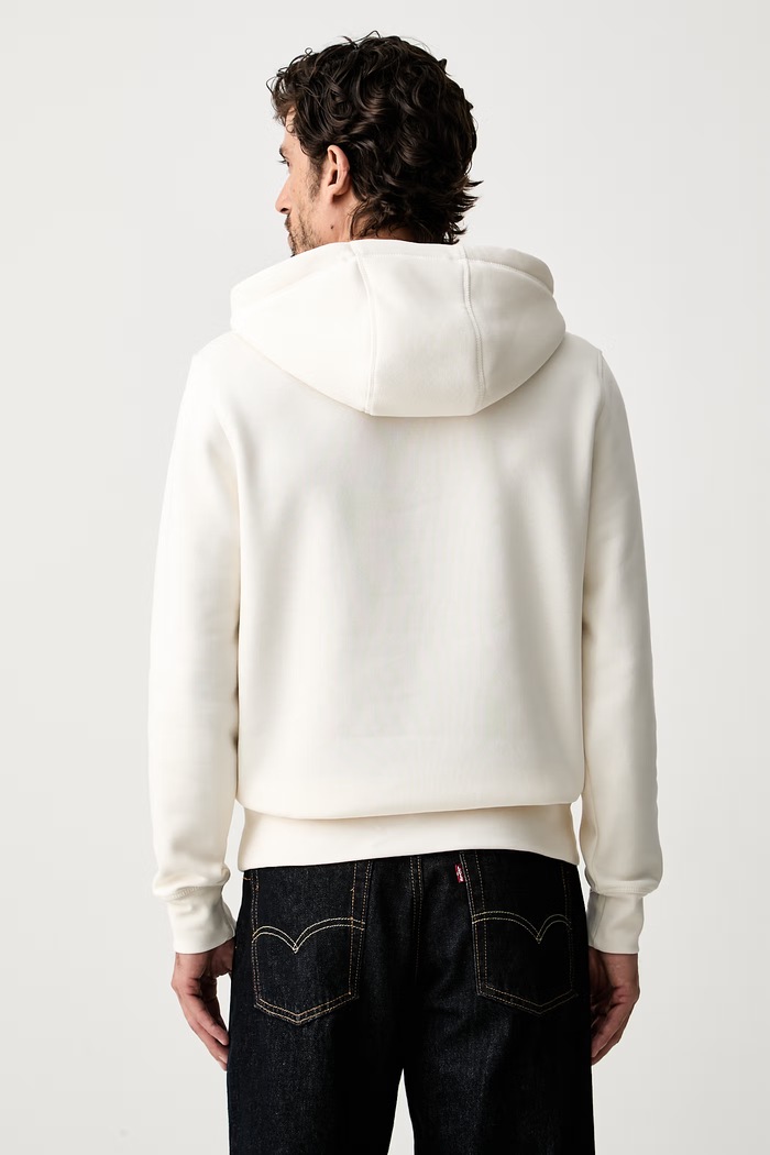 Odzież Tommy Hilfiger bluza z kapturem męska z bawełną MW0MW11599 beżowy