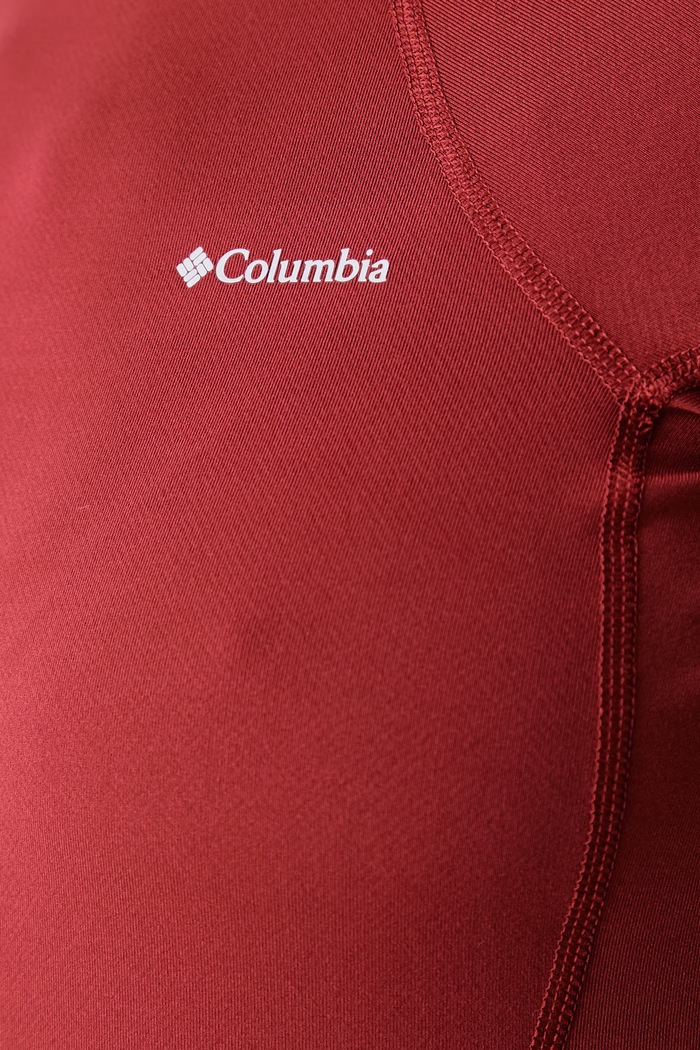 Longsleeve funkcyjny damski Midweight Stretch Columbia czerwony 1639021