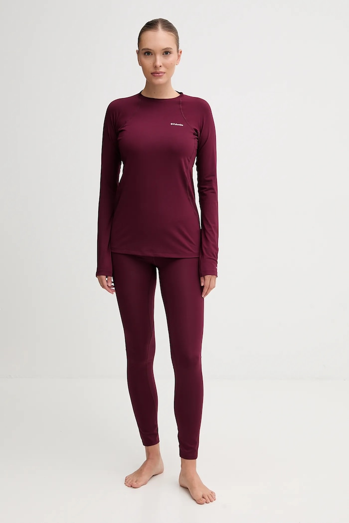 Columbia longsleeve funcțional 1639021 burgundia AW25