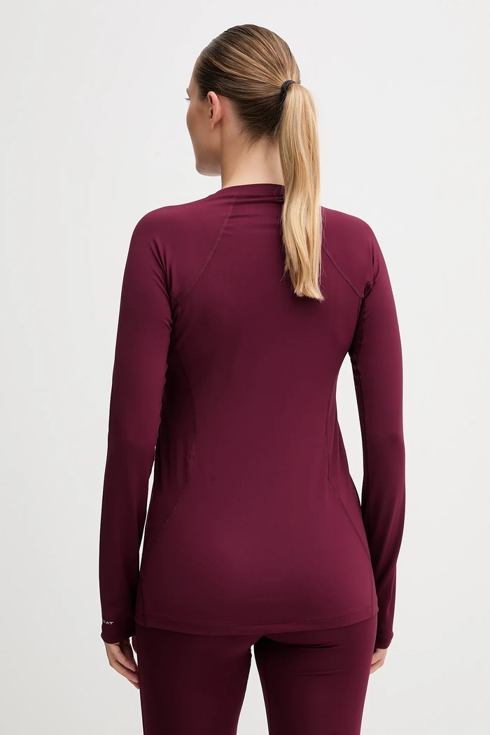 Îmbrăcăminte Columbia longsleeve funcțional 1639021 burgundia