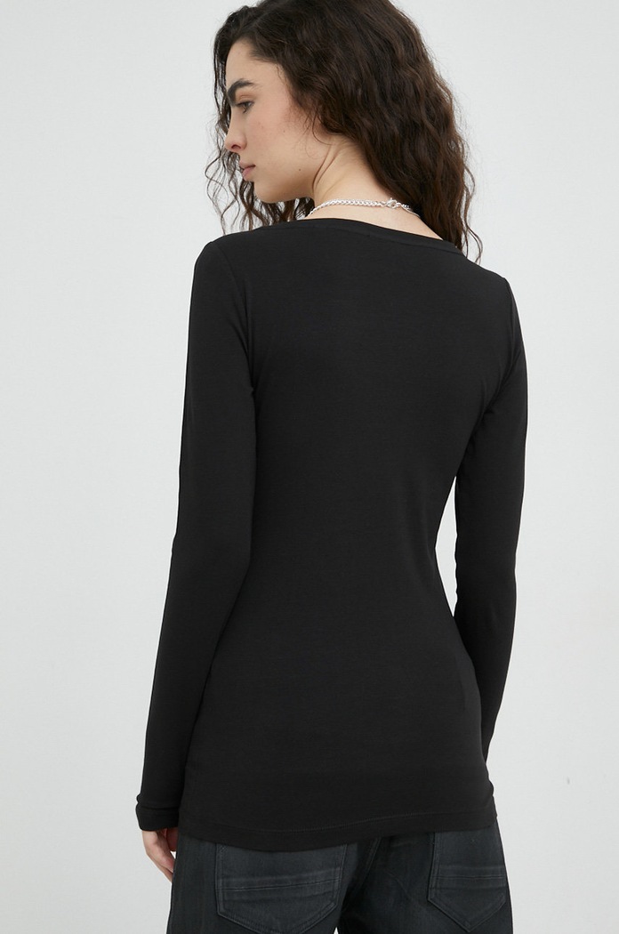 Odjeća G-Star - Majica dugih rukava D07209.3310.990 crna