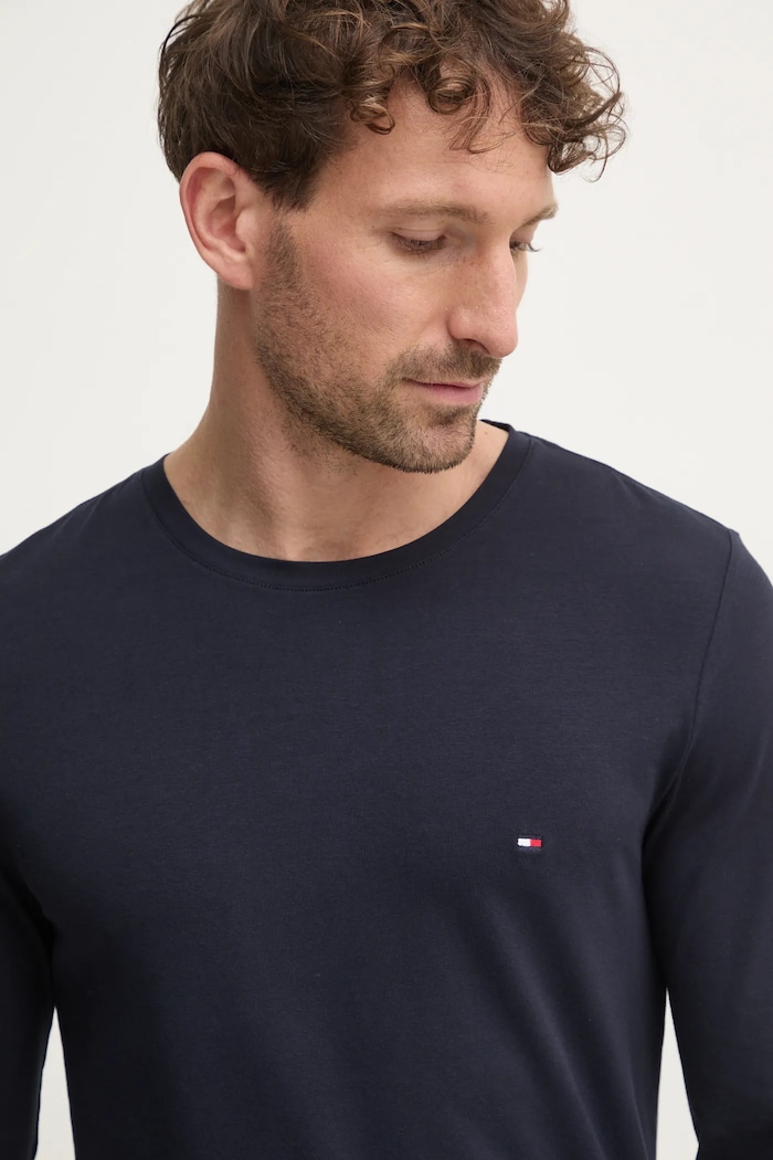 Tommy Hilfiger - Longsleeve σκούρο μπλε MW0MW10804