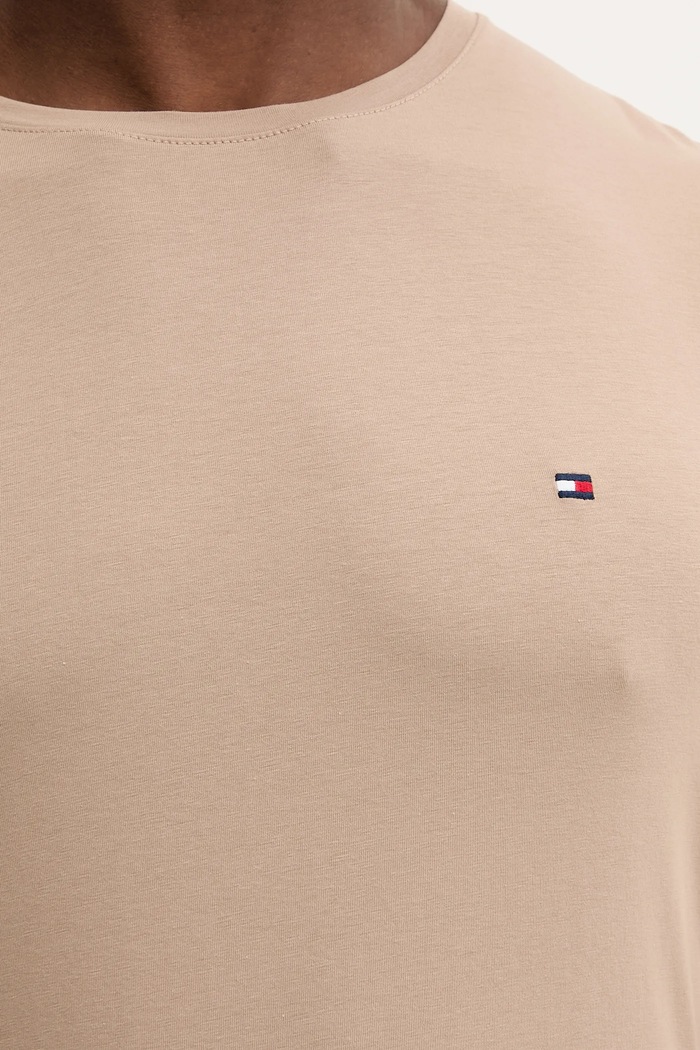 Tričko s dlhým rukávom Tommy Hilfiger MW0MW10804 hnedá