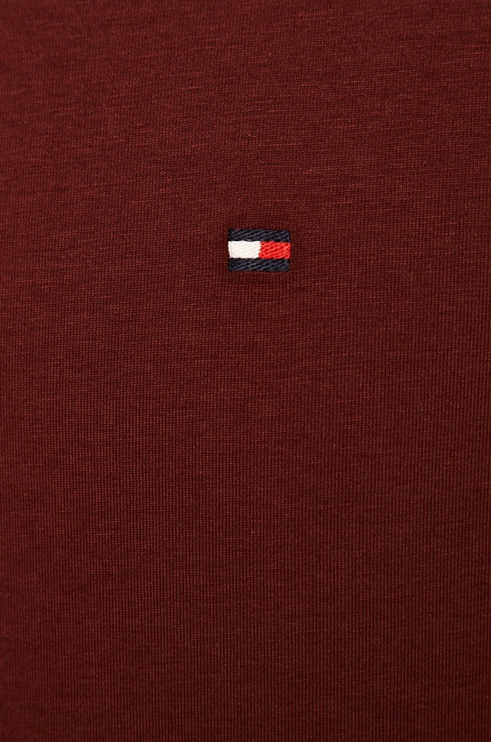 Tommy Hilfiger longsleeve MW0MW10804 bordowy