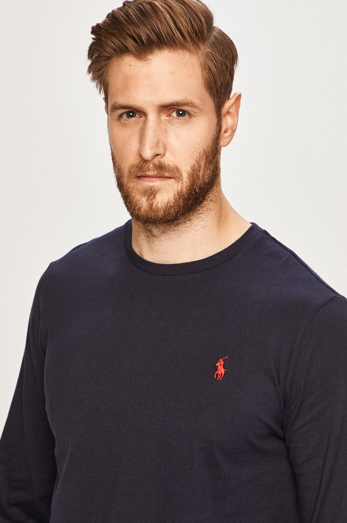 Polo Ralph Lauren - Longsleeve 710671468024 granatowy 710671468024