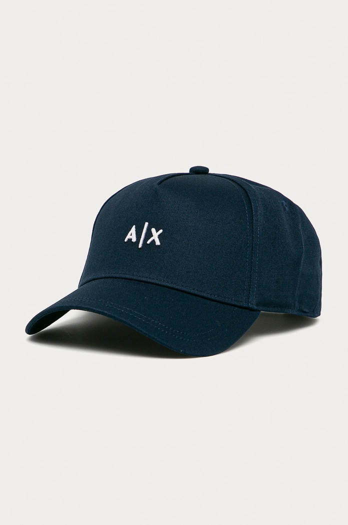 Čepice Armani Exchange bavlna námořnická modř 954112.CC571