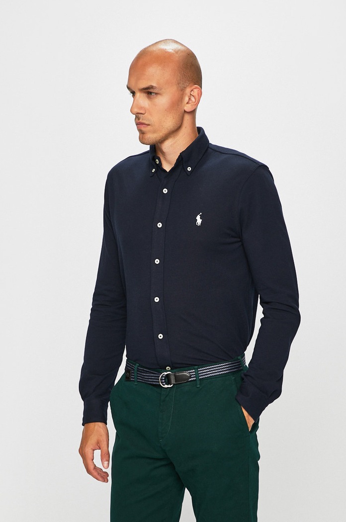 Polo Ralph Lauren - Πουκάμισο κανονικό σκούρο μπλε 710654408016