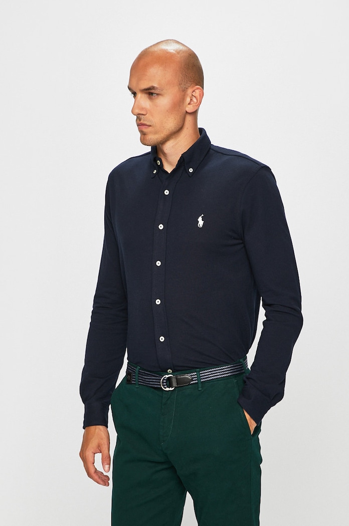 Polo Ralph Lauren - Πουκάμισο κανονικό σκούρο μπλε 710654408016