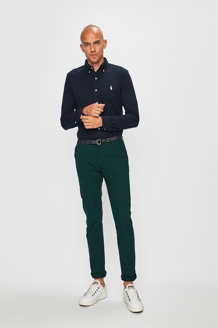 Ρούχα Polo Ralph Lauren - Πουκάμισο 710654408016 σκούρο μπλε