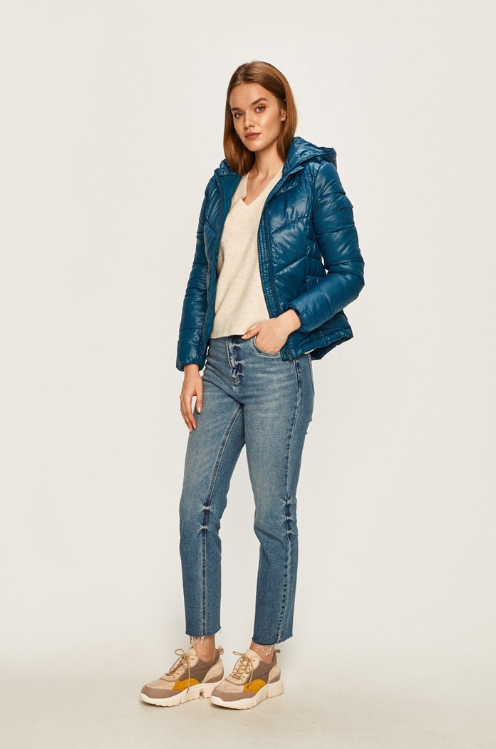 Pepe Jeans - Rövid kabát Imani PL401701 kék AW19