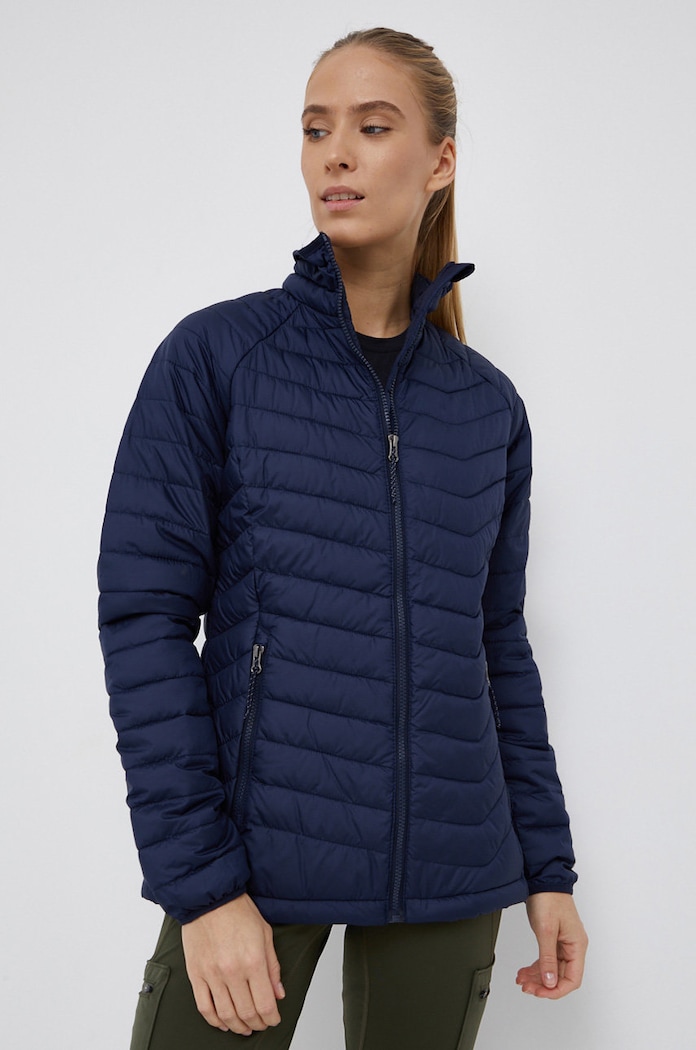 Bunda Columbia Powder Lite Navy přechodné námořnická modř 1699061