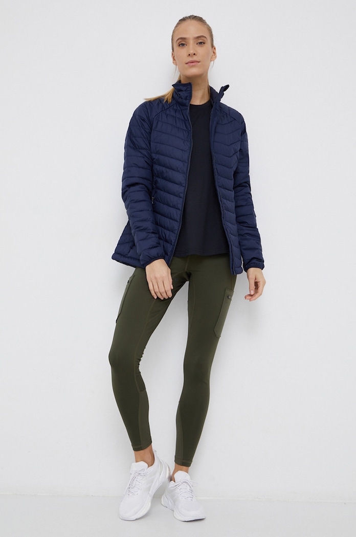 Bunda Columbia Powder Lite Navy 1699061 námořnická modř AW23