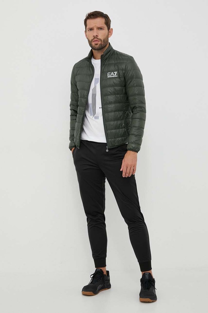 EA7 Emporio Armani kurtka puchowa PN29Z.8NPB01 zielony SS24