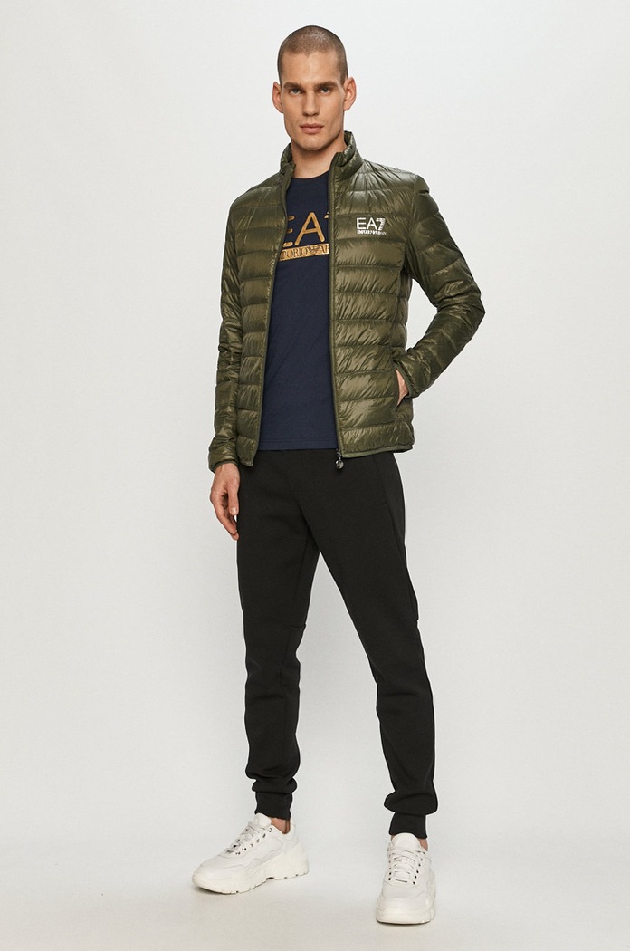 Péřová bunda EA7 Emporio Armani PN29Z.8NPB01 zelená SS24