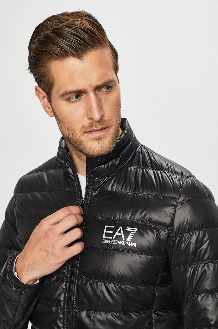 EA7 Emporio Armani kurtka puchowa czarny PN29Z.8NPB01