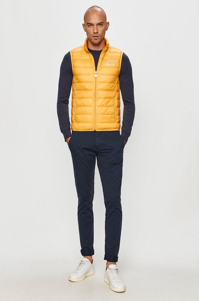 EA7 Emporio Armani bezrękawnik puchowy PN29Z.8NPQ01 żółty SS24