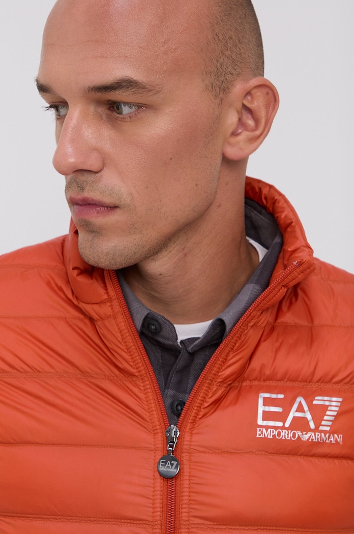 EA7 Emporio Armani bezrękawnik puchowy pomarańczowy PN29Z.8NPQ01