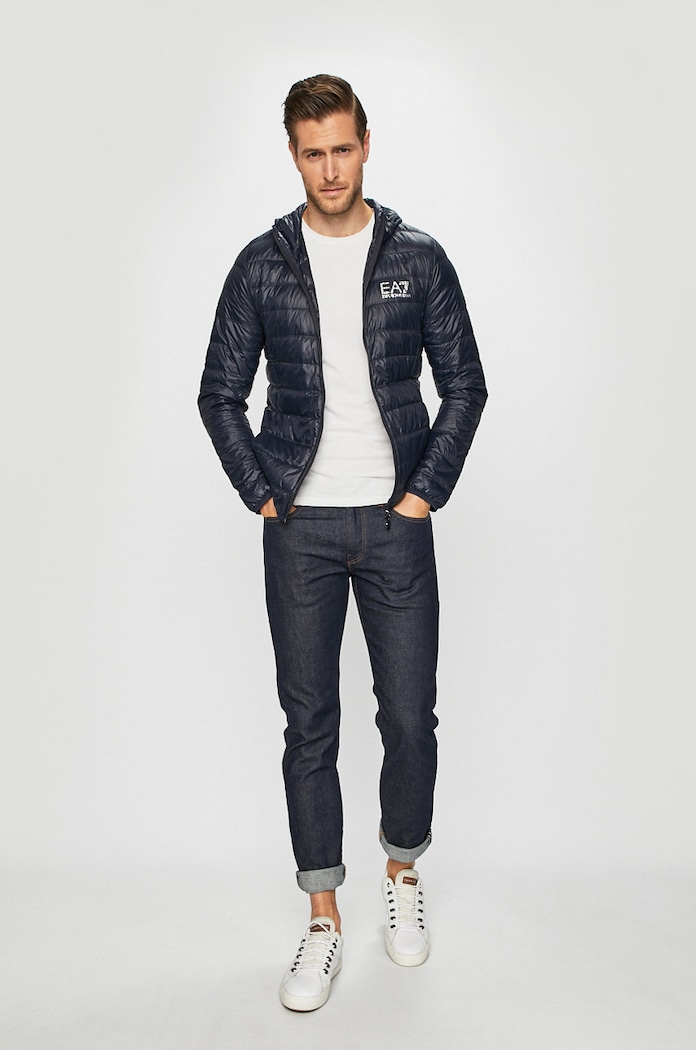 EA7 Emporio Armani Kurtka puchowa PN29Z.8NPB02 PN29Z.8NPB02 granatowy SS24