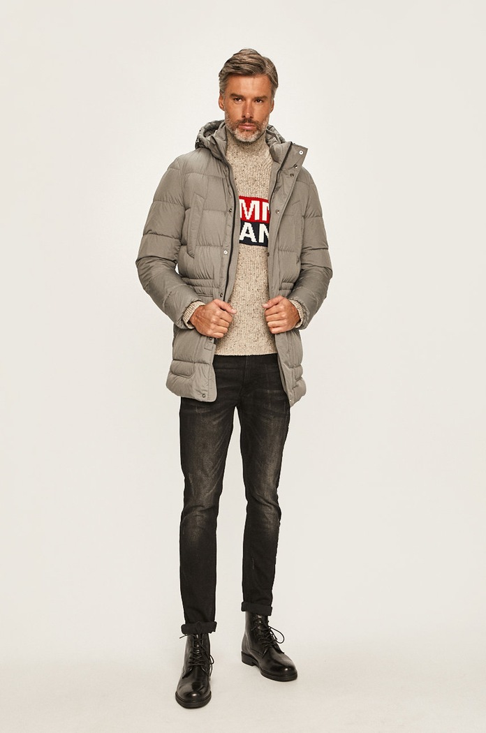 Geox Péřová bunda M9425H.T2570 šedá AW19