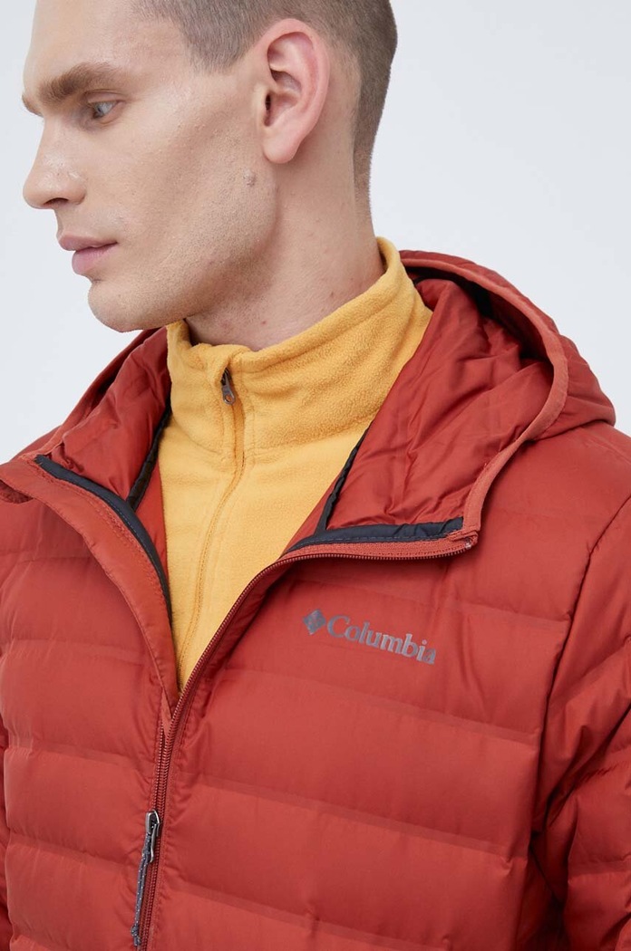 Columbia kurtka sportowa puchowa Lake 22 czerwony 1864562